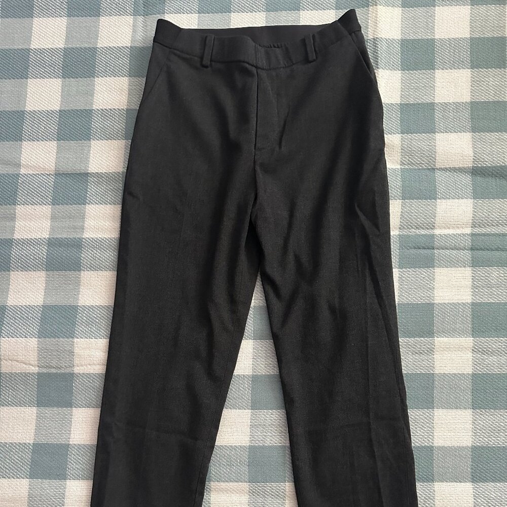 Uniqlo Dark-Gray Tapered Work Trousers